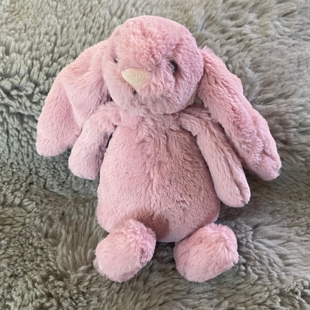 Jellycat Pink Plush Bunny Stuffed Animal